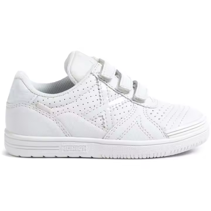 Zapatillas MUNICH G-3 Profit 207 para niños unisex en color blanco - 1