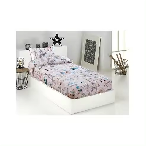 Edredón Ajustable Infantil Cama 90 y Cama 105 Niñas Ohlalá Sibiles 00212 - 1
