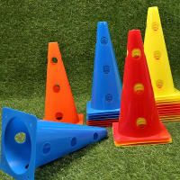 5pcs Barriles De Señalización Perforados De 32CM Conos De Barricada Para Entrenamiento De Fútbol Y Baloncesto Material PVC - details 1