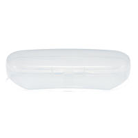 Estuche De Gafas De Color Sólido Plástico Para Miopía Y Solares Caja De Almacenamiento Transparente Unisex Estilo Simple - details 2