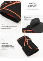 AOLIKES 1PC Guante De Apoyo Para Muñeca Protector De Esguince Elástico Para Artrosis Y Deportes Músculo Esquelético Adulto - details 11