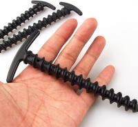 10 Pack Palos De Tenda En Forma De Espiral De Plástico Para Acampar Y Senderismo Anclajes Para Suelo Accesorios De Tenda - details 3