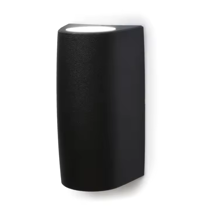 Aplique de Pared Novolux Lighting ESTEL - Uso Exterior - IP55 - GU10 - LED - MR16 - 2x3.50w - 400lm - 3000K - Up-Down - Negro - 1