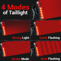 Luz De Bicicleta Frontal 2T6 LED Recargable Por USB 1000LM Lámpara MTB De Montaña Accesorios Para Ciclismo Luz Trasera - details 13