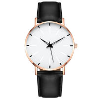 Reloj De Lujo Para Hombres Y Mujeres Reloj De Cuarzo Con Dial De Acero Inoxidable Diseño Casual Nuevo 2024 Correa De Cuero - details 1
