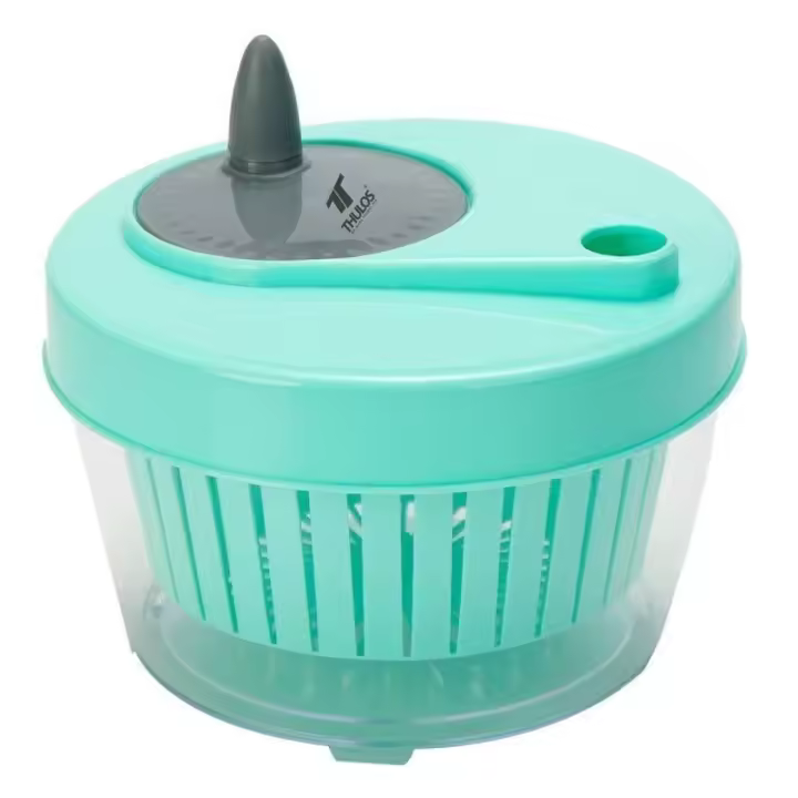 Escurridor Giratorio para Ensaladas  Eficiencia en la Preparación de Ingredientes Frescos Nuestro escurridor giratorio para ensaladas agiliza el proceso de secado de vegetales frescos, proporcionando una preparación rápida y práctica para tus platos - 1