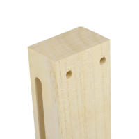 Castañuelas De Madera Bicolor Instrumentos De Percusión Orff Para Niños Juguete Educativo Alta Y Baja Afinación Clapper Cuadrado - details 8