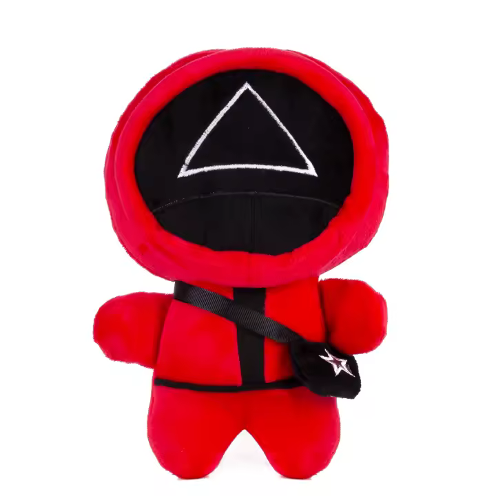DAM. Peluche felpa premium 23 cms. Squid Vigilante Triángulo. 14x8x23cm. - 1