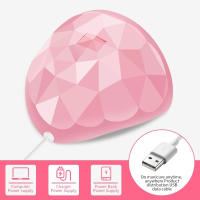 LULAA Lámpara LED De 54W Para Uñas Con USB Luz UV Profesional Para Secado De Gel De Uñas Accesorios De Manicura Para Todas - details 2