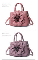 Bolso De Hombro Floral De Cuero PU Estilo Europeo Y Americano Nueva Moda 2024 Bolso Portátil Lindo Al Mejor Precio - details 12