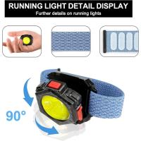 Linterna LED Portátil Recargable USB Mini Linterna De Pulsera Para Deporte Al Aire Libre Luz De Mano Antigua Linterna De Correr - details 5