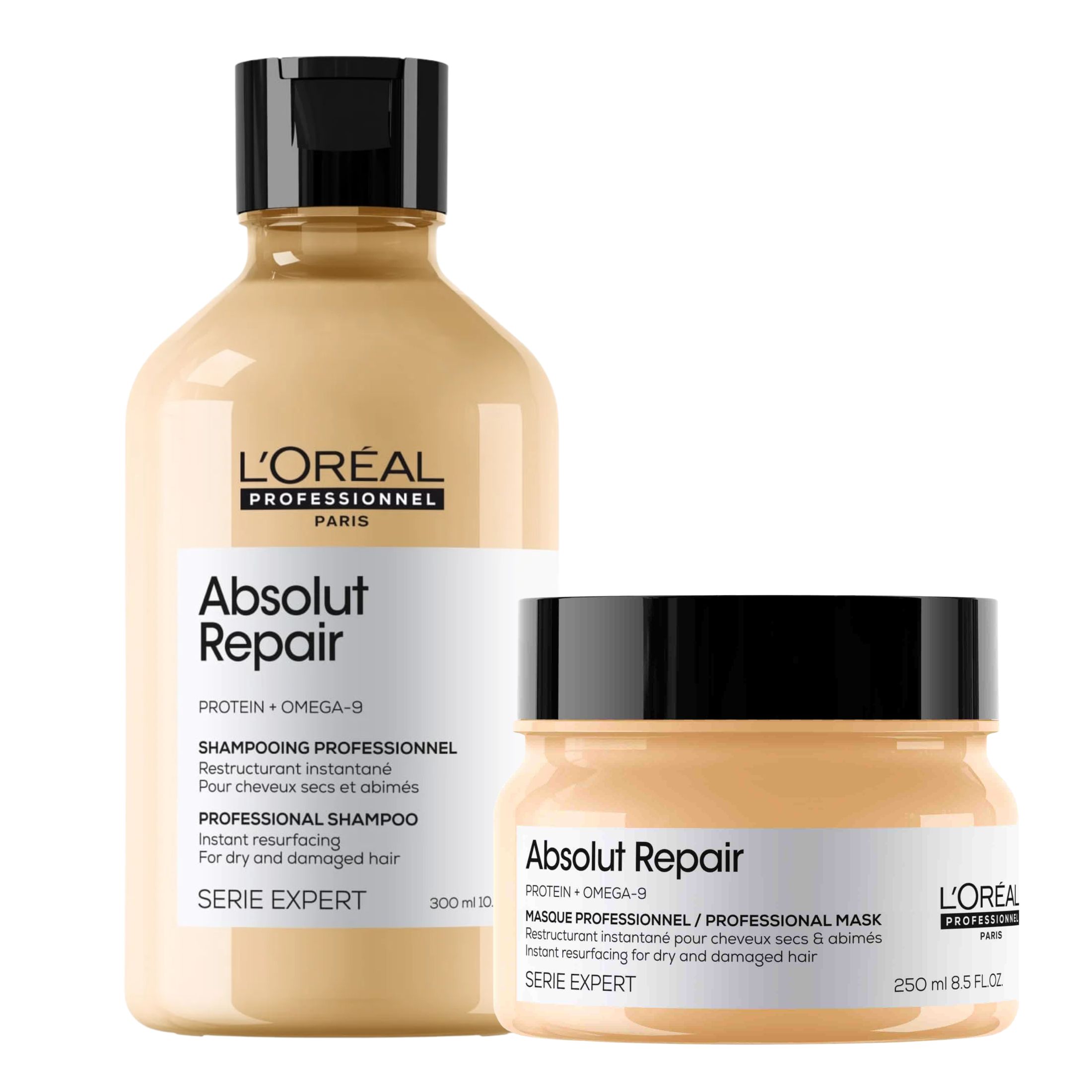 Pack L'Oréal Professionnel Absolut Repair Champú + Mascarilla – Reparación Cabello Seco y Dañado