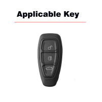Funda De Llave De Coche Suave TPU Cubierta Completa Para Ford Focus 3 4 ST Mondeo MK3 MK4 Fiesta Fusion Kuga 2013-2017 Con Llavero - details 0