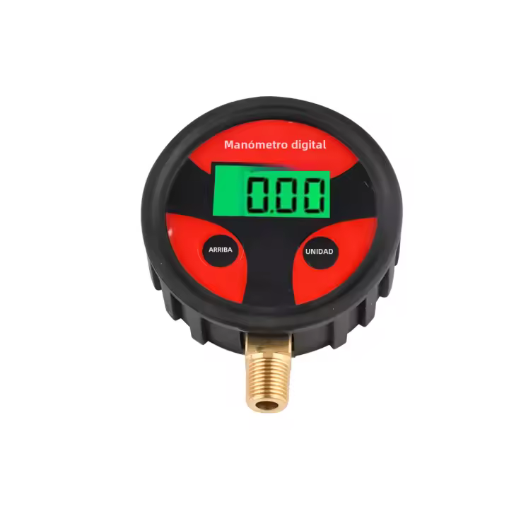 Medidor De Presión De Neumáticos Digital 1/8 Con Pantalla LCD Retroiluminada LED Para Coche Herramienta De Medición De Presión De Neumáticos - 1