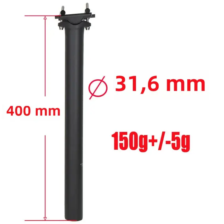 Post De Silla ELITA ONE De Carbono Para MTB/Road Diámetro 27.2/30.9/31.6mm Fibras De Carbono Tornillos De Titanio Peso Ligero 130g - 1