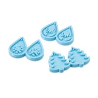 Molde De Silicona Para Colgante De Llave De Cristal Epoxy Resina UV Formas Geométricas DIY Suministros Para Joyería - details 6