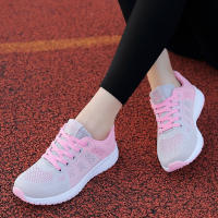 Zapatos De Correr Para Mujer Transpirables Y Ligeros Antideslizantes Deportivos Para Exteriores Zapatillas Suaves Con Cordones Moda Tenis - details 9