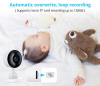 Monitor De Bebé KERUI Con Montaje En Pared Cámara IP HD Video WiFi Mini Sensor De Movimiento Temperatura Y Sonido Compatibilidad Tuya Smart Home - details 9