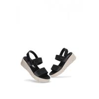 AMARPIES 23505 NEGRO Sandalias plataforma mujer 35978 25V SANDALIA DOBLE TIRA ELASTICOS NEGRO - details 1