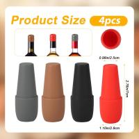 Tapones de silicona para botellas de vino, reutilizables, con Doble sellada. - details 0