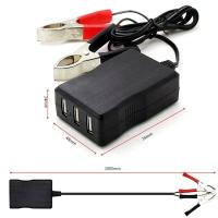 Cargador De Batería Móvil Multi- Puerto 12V24V a USB 5V 2.1A Carga Rápida Universal Para Motocicleta Y Coche Conectores USB Para Dispositivos Electrónicos - details 4