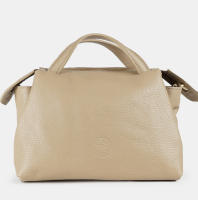 1990s Bolso bandolera para mujer de piel con asas de mano - details 1