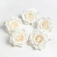 2/5Pcs Cabezas De Flores Rosa Artificiales De Seda Para Decoración De Hogar Bodas Fiestas DIY Artesanía Regalos - details 8