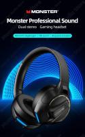Auriculares Inalámbricos Monster XKH03 HD Llamadas De Longitud De Rango Deportivos Bluetooth 5.3 Gaming Con Microfone Auriculares Estéreo Plegables Para Música Y Videojuegos - details 0