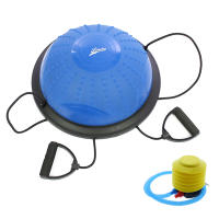 Wonduu Semi Esfera Balance de 46 cm, Step Fitness con Inflador y Bandas de Resistencia - details 0