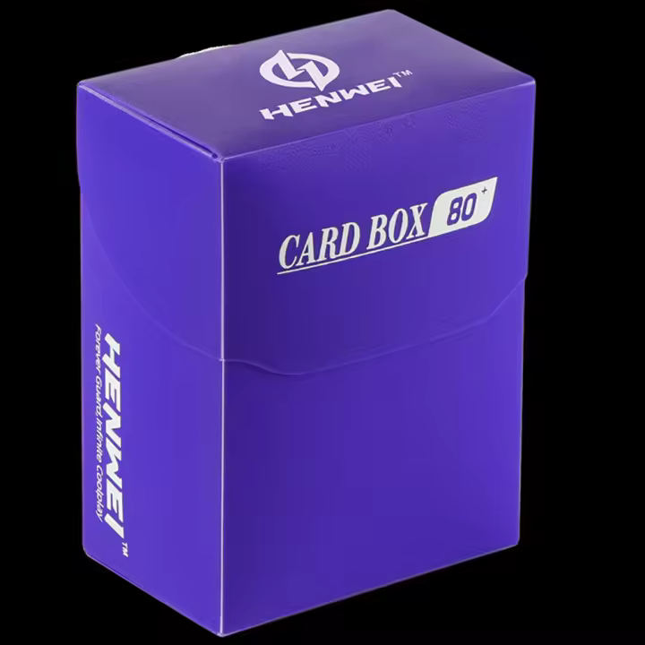 Caja De Almacenamiento Para Tarjetas De Juego TCG De 80+ Cartas Material PP Portátil De Many Color Para MTG/YGO/Gathering - 1