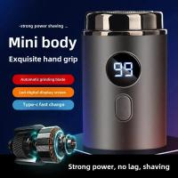 Afeitadora Eléctrica Portátil Para Hombres Con Pantalla Digital Recargable Por USB Gran Duración De La Batería Afeitadora Sin Agua - details 1