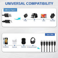Cable USB C 6 En 1 Multiusos Para iPhone 15 Android Samsung Tablet Y Dispositivo TypeC Cargador De Alta Eficiencia PVC 3A - details 4