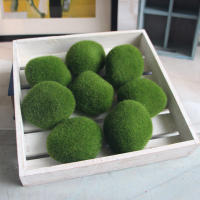 30PCS Bolas De Moqueta Artificial Piedra Falsa Planta Simulación Para Decoración De Tienda Hotel Oficina Muralla De Plantas - details 5