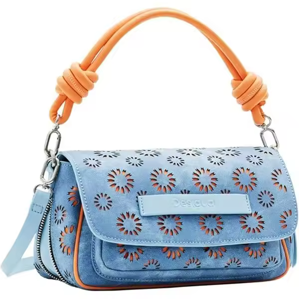 DESIGUAL Bolso Amorina 24 Troms Mujer Azul Bandolera PU Talla Única 24SAXP23 - 1