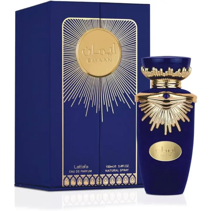 ✨ Emaan de Lattafa - Perfume Arabe 100% Original para Mujer, EDP 100 ml: Elegancia Oriental con Esencia de Lujo y Tradición Árabe Atemporal ✨ - 1