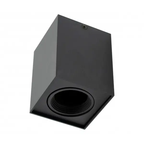 IluminaShop - Plafon de Superficie Basculante Cuadrado Negro para GU10/MR16 - 1