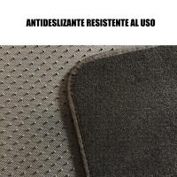 Enerfero Juego Alfombrillas para Coche Universales Alfombra de Moqueta para Vehículo, Antideslizantes 4 Piezas，Delanteras 63x43cm + Traseras 27x43cm (024670) - details 1