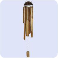 Campanas de viento de bambú, gran sonido, decorativas para jardín y balcón (hy) - details 3