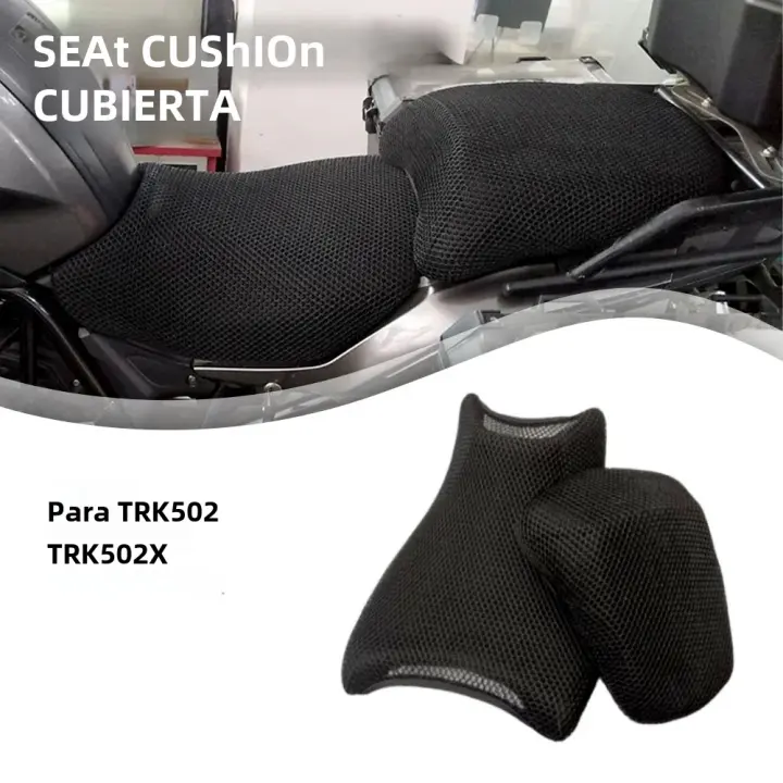 Almohadilla De Asiento Para Motocicleta Accesorios 3D Transpirable Y Hidratante Cubierta Impermeable Para Benelli TRK502 TRK502X TRK 502 X 502X - 1
