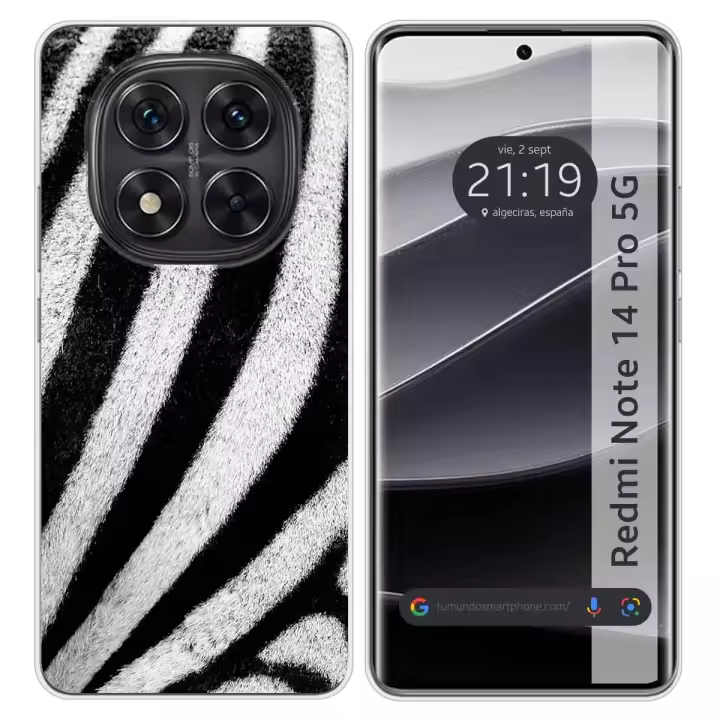 Tumundosmartphone Funda Silicona para Xiaomi Redmi Note 14 Pro 5G diseño Animal 02 Dibujos - 1