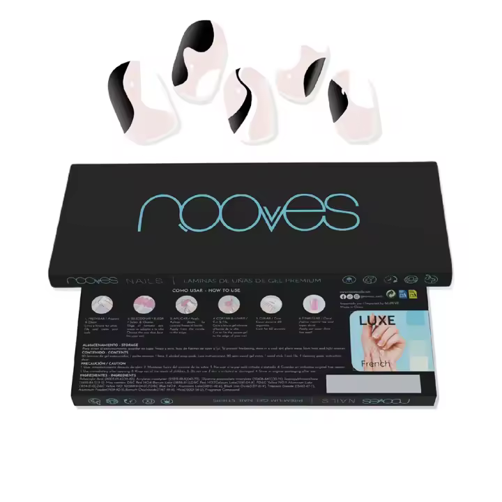 Nooves Láminas De Uñas De Gel Premium Glam So Twirl 20 U - 1