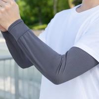 1Par De Mangas De Protección Solar Para Hombres Verano 2025 Algodón De Hielo Suave Absorbente Guantes De Hielo Para Ciclismo Running Conducción - details 11