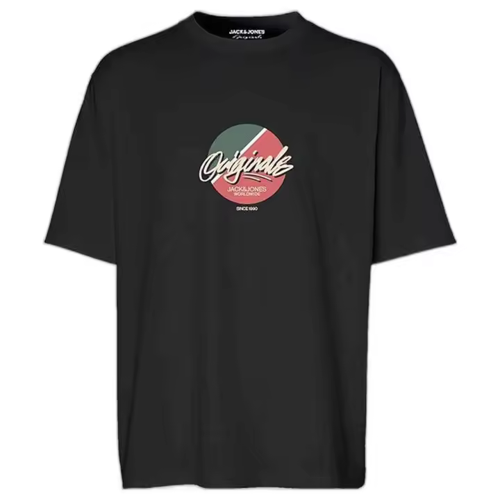 Camiseta de Manga Corta Jack&Jones  para hombre en color negro - 1