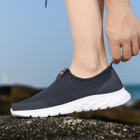 Zapatillas De Tenis Para Hombre YRZL Talla Grande Transpirables De Malla Antideslizantes Ligeros Para Caminar Y Deporte - details 13