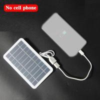 Cargador Solar USB 5V 2W Panel Solar Con Carga USB Segura Estabilizada Para Teléfono Móvil Y Camping - details 7