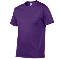 Camiseta De Algodón Suelta Para Hombre Estampado Sólido Cuello Redondo Manga Corta Deportiva Transpirable Y De Secado Rápido - details 10