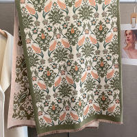 Poncho De Cashmere Floral Impresión Para Mujer Bufanda De Lujo Cálida Pashmina Viaje Chal Envoltura Estilo Elegante 2023 - details 3
