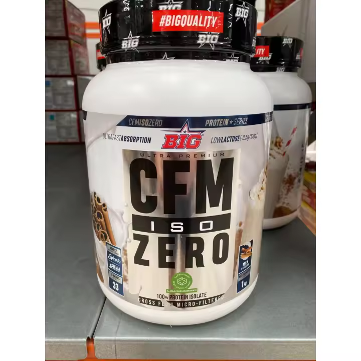 BIG CFM ISO ZERO 1 KG LECHE CANELA - AISLADO DE PROTEÍNA DE SUERO - 1