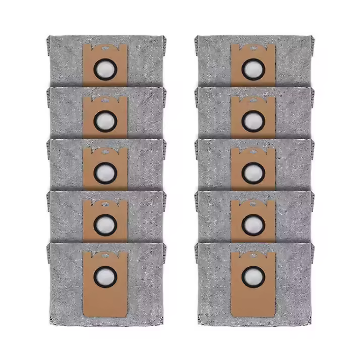 10 piezas de bolsas de polvo para Eufy RoboVac L35 híbrido LR30 híbrido LR20 Estación de vacío automático, con tela de carbón activado - 1