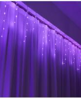 Cadena De Luces LED Para Cortinas RGBIC Con Enchufe USB Y Control Remoto Bluetooth APP Iluminación Para Decoración De Habitaciones IP65 Impermeable - details 9